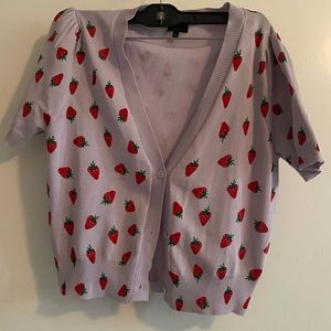 Strawberry Cardigan